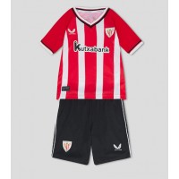 Otroški Nogometni dresi Athletic Bilbao Domači 2023-24 Kratek Rokav (+ Kratke hlače)